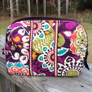 Vera Bradley Plum Crazy Large Cosmetic